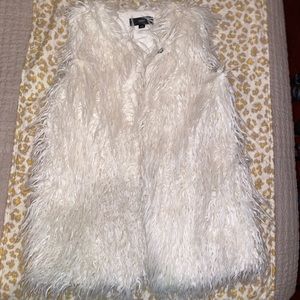 White Fur Vest